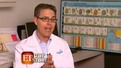 Dr. Bassett talks with Entertainment Tonight about risks of hair dye reactions